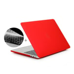 HAT PRINCE Macbook Pro 13.3 tum A1708 (Utan touch) skyddskal plast TPU - Röd