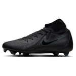 Nike Homme Phantom Luna II Academy FG/MG Soccer Shoe, Black/Black-Deep Jungle, 43 EU