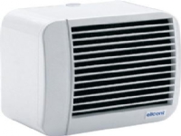 MAICO Ventilator Flux 100 HT med timer (efterløb 3-30 min.) og hygrostat 40-85% RH. Luftmængde 90 m³/h. Mål 160x160/ø97 mm.