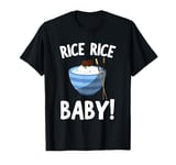 Cool Rice Design For Men Women White Food Cooker Rice Lover T-Shirt