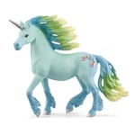 Figurine - SCHLEICH - Licorne Barbe à papa, étalon - Doux pelage - Univers bayala®