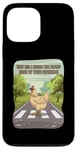 Coque pour iPhone 13 Pro Max Chicken Funny Why Did I Cross The Road No of Your Business