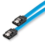 sonero® jeu de câbles de données SATA III 6Gb/s, 3x 0,50m, bleu