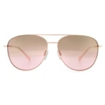 Ted Baker Womens Sunglasses TB1524 Demi 402 Brushed Rose Gold Brown Gradient Metal - One Size