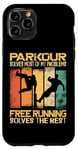 iPhone 11 Pro Parkour Free Running Traceur Vintage Retro Parkour Solves Case