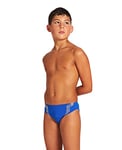 Arena Garçon B Streak JR Brief Slips de Bain, Neon Blue White, 14-15