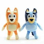 Bluey And Bingo Dog Friends Plyschleksak 28 cm stoppad docka Z Blue orange