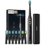 Fairywill Electric Toothbrush Sonic Pro Oral Care Whitening Travel Case 8 Heads