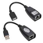 KALEA-INFORMATIQUE Rallonge USB Mâle Femelle Type Extender pour véhiculer Un Signal USB par Un câble réseau RJ45 sur Une Distance de 30M