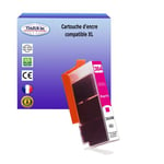 Cartouche compatible avec HP PhotoSmart 2011 WiFi, 5510, 5514, 5515, 5520 remplace HP 364XL ( CB324EE ) - Magenta - T3AZUR