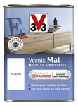 V33 Vernis intérieur Mat meubles & boiseries, Incolore 1L