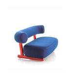 Moroso - Pipe Settee, Chrome,Fabric Cat. W Baby Braid A - Sofaer - Sebastian Herkner - Grå