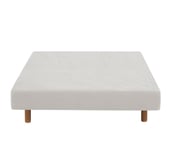 Sommier tissu 120x190 cm FLEX ROYAL blanc