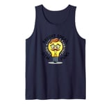 Bright Ideas Dim Puns Funny Light Bulb Pun Lovers Tank Top