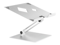 DURABLE RISE - Ställ - fällbart - för bärbar dator/surfplatta - aluminium - silver - skärmstorlek: 10-17 - skrivbord