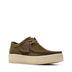 Clarks Wallabee Cup 26174037 Mens Green Oxfords & Lace Ups Casual Shoes