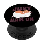 Cute Hamster Just Ham On PopSockets Adhesive PopGrip