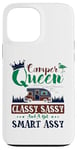 Coque pour iPhone 13 Pro Max Camping-car Queen Classy Sassy Smart Assy Fun Camping