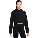 Nike Yoga Luxe Cropped Hettegenser Dame - Svart - str. L