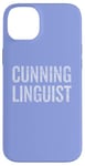 Coque pour iPhone 14 Plus Costume d'Halloween rusé de dernière minute pour linguiste