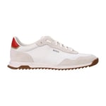 BOSS Men's Zayn_Lowp_lttx Low_Profile, Natural108, 5.5 UK