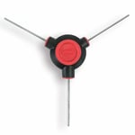 Feedback Sports 3-Way Allen Wrench - Black / Red 4/5/6mm Black/Red