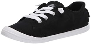 Roxy Femme Bayshore Chaussures à Enfiler Basket, Noir Anthracite 20, 36 EU