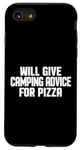 Coque pour iPhone SE (2020) / 7 / 8 Le camping-car amusant donnera des conseils de camping pour la pizza