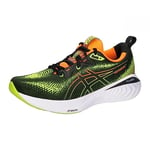 Asics Homme Gel-Cumulus 25 Sneaker, Black/Neon Lime, 39.5 EU