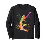 Long Jumper Colorsplash Long Jumping Kids Long Jump Long Sleeve T-Shirt