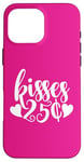 Coque pour iPhone 16 Pro Max 25 Cent Kisses Funny St Valentin Kissing Booth Kiss Love