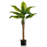 Emerald kunstig bananpalme 110 cm grøn