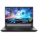 Gigabyte AORUS 17X AZG 2024 Gaming Laptop- 17.3 Inch, 240Hz QHD, i9-14900HX, RTX 4090 GPU, 32GB DDR5 5600MHz, 2x 1TB Gen4 SDD, Dolby Atmos, Windows 11 Home, 2 Year Warranty, AORUS 17X AZG-65UK665SH