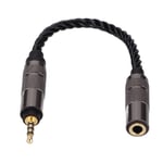 New 2.5mm Male To 3.5mm Female Stereo Jack Adapter Headset Converter Conne