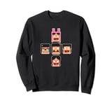 Bob’s Burgers Bob Linda Gene Tina Louise Video Game Heads Sweatshirt