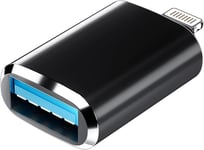 Câble Adaptateur Lightning Vers Usb Pour Iphone Otg Claviers Compatible Avec Clé Usb Jack Lecteur De Cartes Appareil Photo Souris Hub 14 13 12 11 Pro Max Mini 8 7 Plus Ipad Flash D[LEC200704]