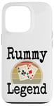 iPhone 13 Pro Funny Rummy Legend Card Game Winner Winning Game Night Dad Case