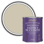 Rust-Oleum Peinture Verte Résistante à l'eau pour Faïence de Cuisine, Finition Satinée - Sauge Argentée 750ml