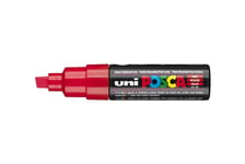 uni-ball Posca PC-8K Broad Chisel Tip Marker - Red, Pack of 6