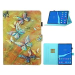 Lenovo Tab M10 FHD Plus vibrant pattern leather case - Butterfly
