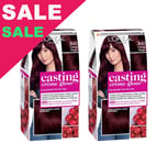 Lot de 2 L'Oréal Casting Creme Gloss 360 Noir Cherry Hair Color