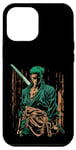 Coque pour iPhone 14 Plus Art rétro japonais Zoro Anime Graphic