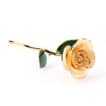 Gold Forever Preserved Rose Handcrafted Gift DTS UK