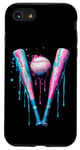 iPhone SE (2020) / 7 / 8 Sprinkles Drip Baseball Bat Art for Baseball Fans Design Case