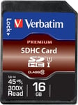 Minneskort Verbatim SD 16GB