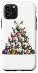 Coque pour iPhone 11 Pro Christmas Tree Samoyed Dog Sammies