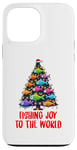 iPhone 13 Pro Max Fishing Joy To The World Fish Christmas Tree Case