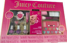 Juicy Couture Cosmetic Set 26 Piece Makeup Lip Gloss Charm Bracelet Age 8+