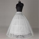 Jupon Crinoline Pour Patients,Sous-Jupe,Robe De Mariée,Cerceau,Lolita,Long Barrage,Glisse,Blanc,Tulle Rockabilly