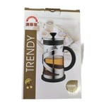 1L RENCH PRESSER Stainless Steel Glass Teapot Filter Tea Kettle Coffee maker